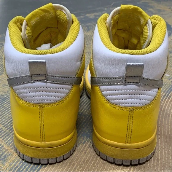 Nike Air Dunk Yellow 318676-101 Size 7 High Women’s - Picture 5 of 8